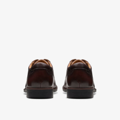 Eldredge Plain Dark Brown Leather