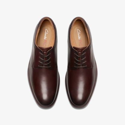 Eldredge Plain Dark Brown Leather