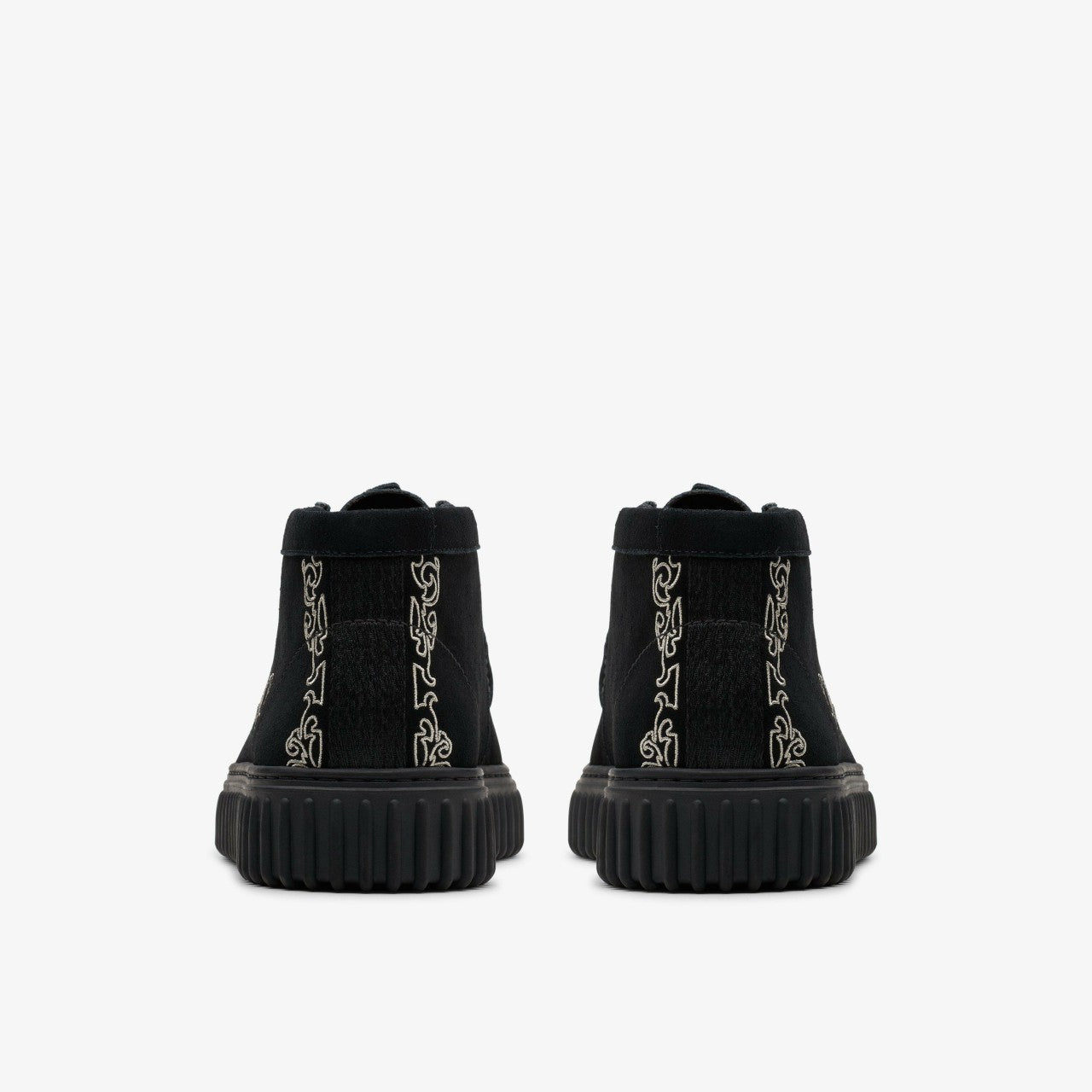 Torhill Woven Black Suede