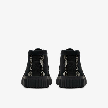 Torhill Woven Black Suede
