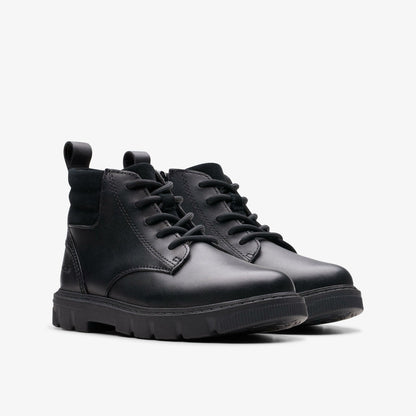 Lorcam Trail Kid Black Leather