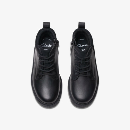 Lorcam Trail Kid Black Leather