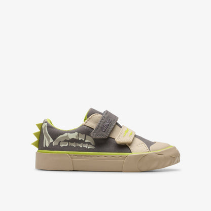 Foxing Stomp Toddler Grey Canvas