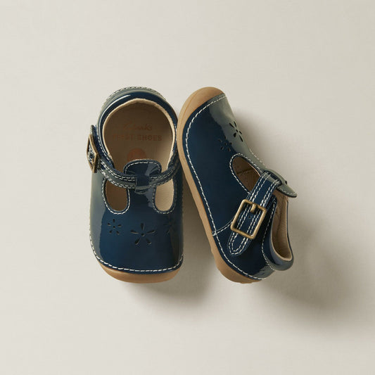 Tiny Skip Toddler Navy Patent