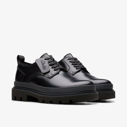Badell Lace Black Leather