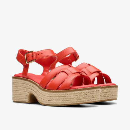 Coledale Strap Bright Red Leather