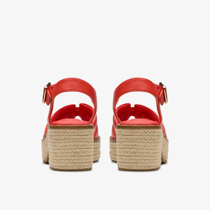 Coledale Strap Bright Red Leather