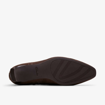 Edina Up Dark Brown Suede