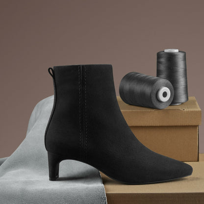 Edina Up Black Suede