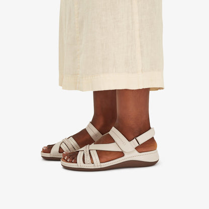 Cecily Strap Cream Leather - US 1493