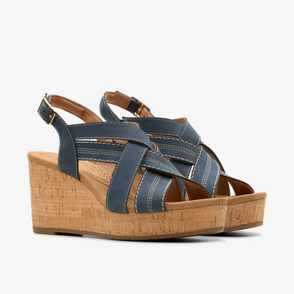 Sabina Sling Navy Nubuck