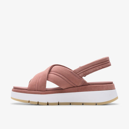Tuscan Cross Mauve Suede