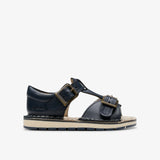 Navy Leather
