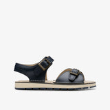 Navy Leather