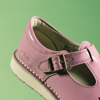 Joyful Skip Kid Pink Patent