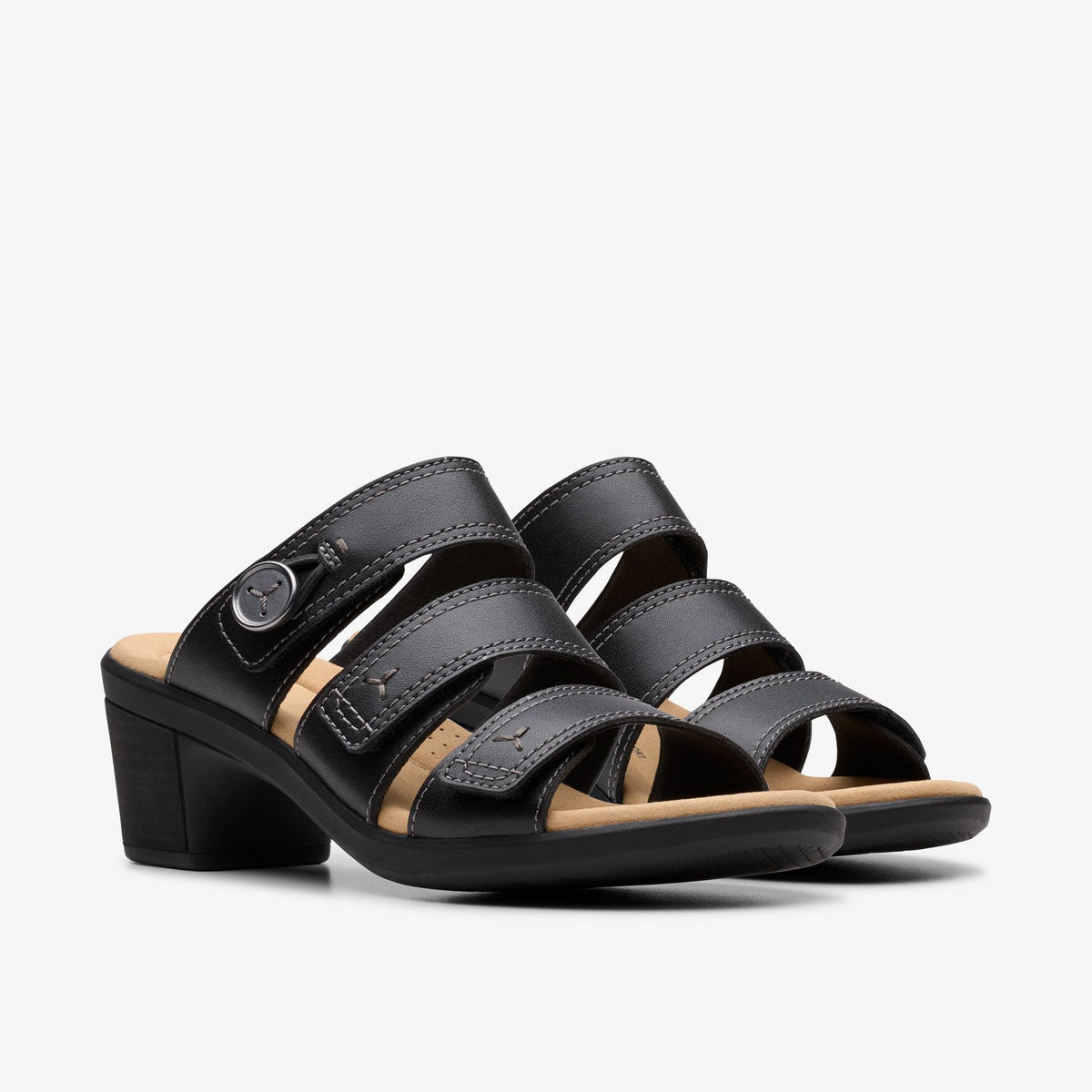 Emily 2 Adella Black Leather - US 3346
