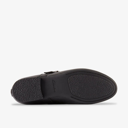 Fawna Bar Black Leather