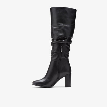 Freva 85 Slouch Black Leather