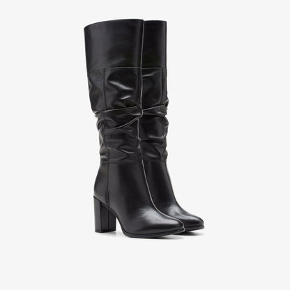 Freva 85 Slouch Black Leather