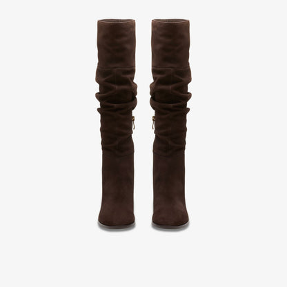 Freva 85 Slouch Dark Brown Suede