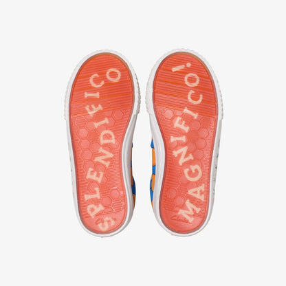 Roald Dahl James & the Giant Peach Foxing Air Kid Blue Canvas
