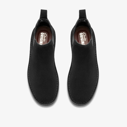 Desert Chelsea Black Suede