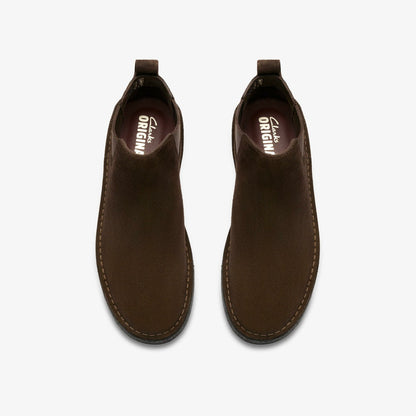 Desert Chelsea Dark Brown Suede