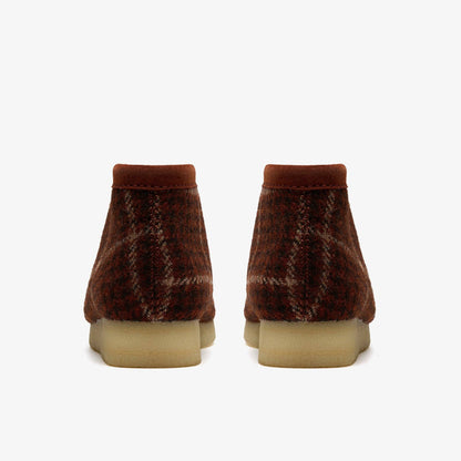 Wallabee Boot Rust Tweed Combination