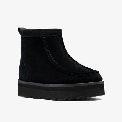 Meare Rooey Black Suede Warmlined