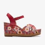 Chicly Floral Red Print - US 9360