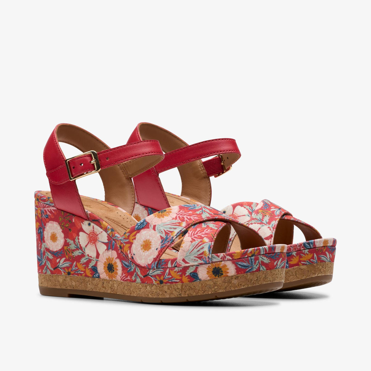 Chicly Floral Red Print - US 9360