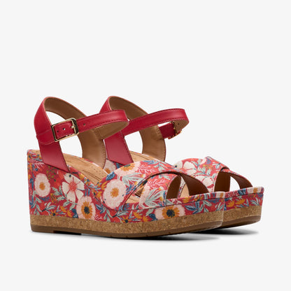 Chicly Floral Red Print - US 9360