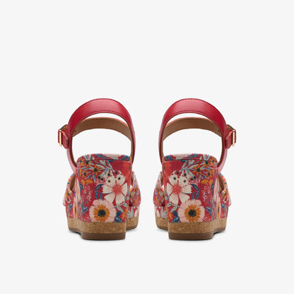 Chicly Floral Red Print - US 9360