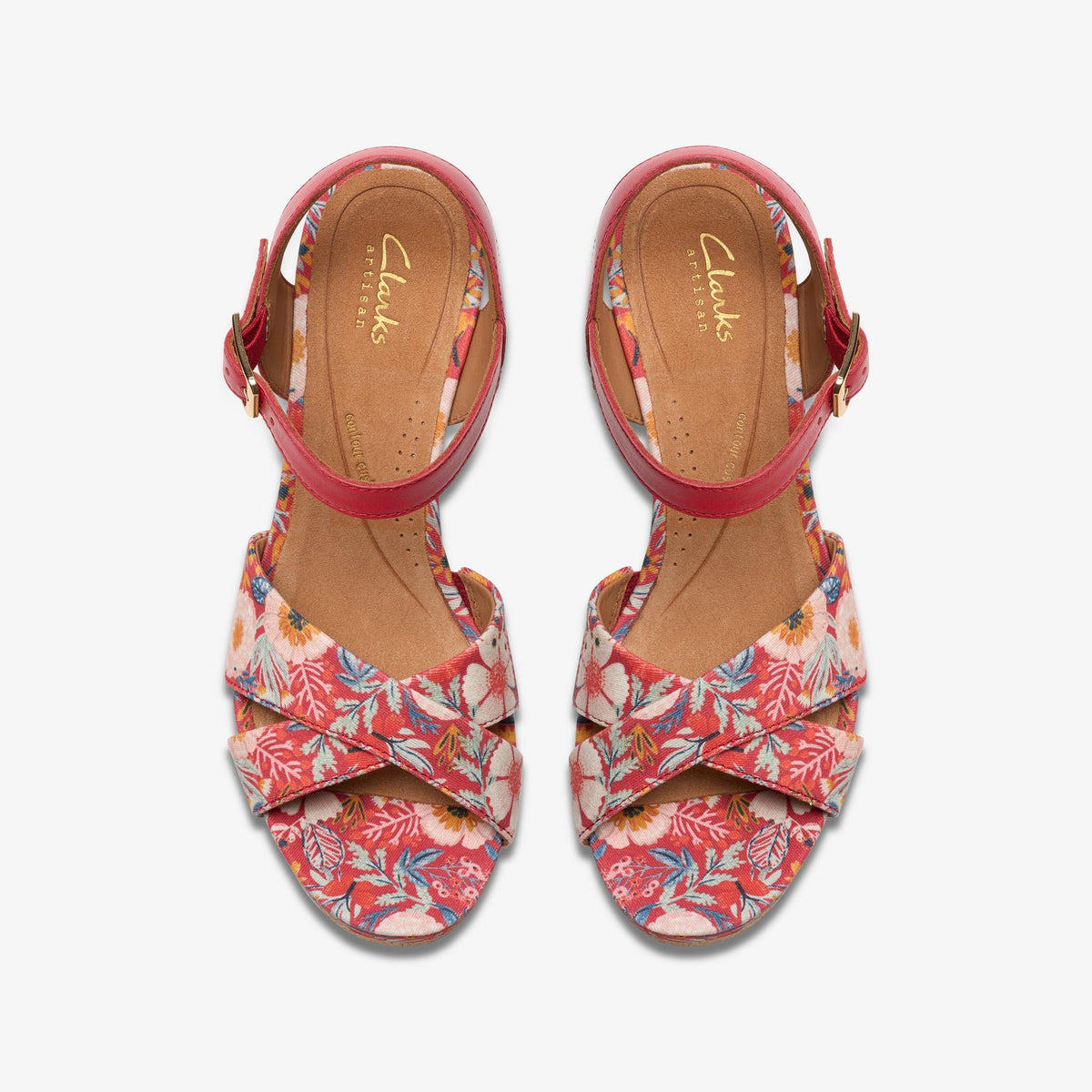 Chicly Floral Red Print - US 9360