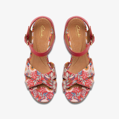 Chicly Floral Red Print - US 9360