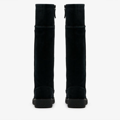Nella Hi Black Suede