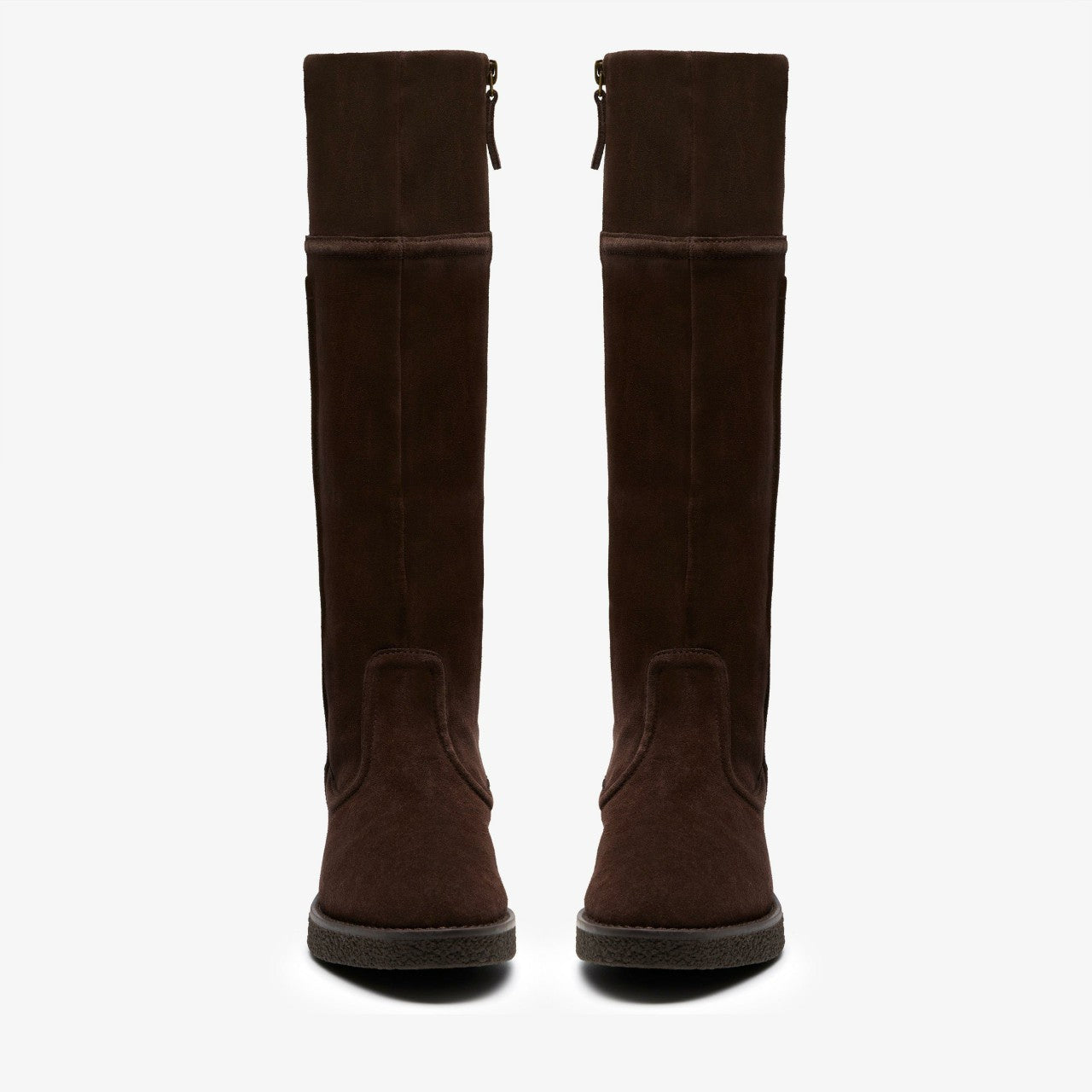 Nella Hi Dark Brown Suede