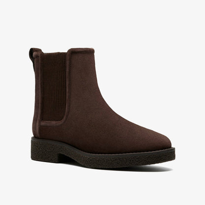 Nella Top Dark Brown Suede