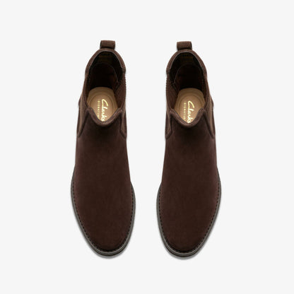 Nella Top Dark Brown Suede