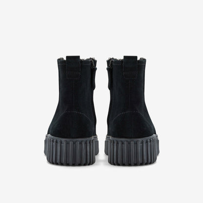 Torhill Cozy Black Warmlined Suede