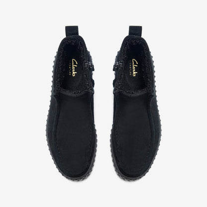 Torhill Cozy Black Warmlined Suede