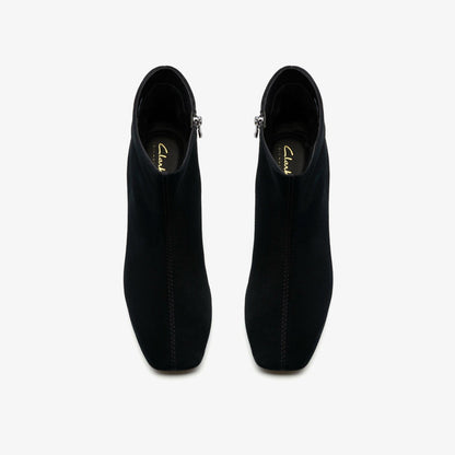 Fernie Zip Black Suede