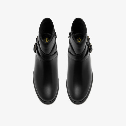 Havisham Bay Black Leather
