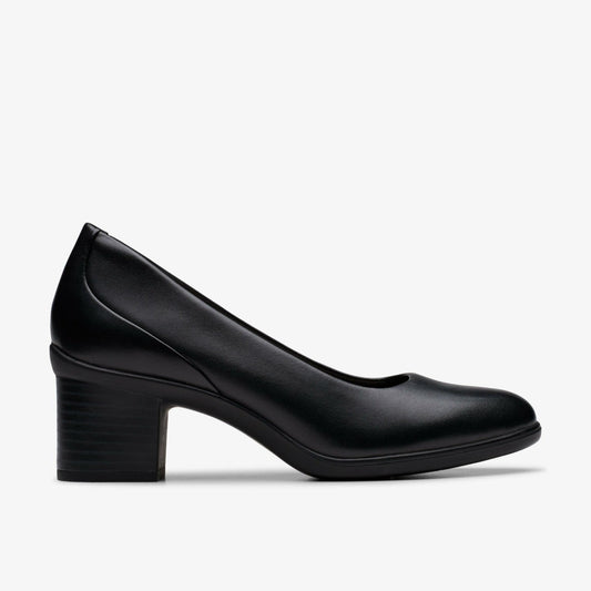 Shaya Poppy Black Leather
