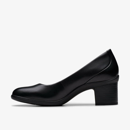 Shaya Poppy Black Leather