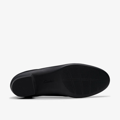 Shaya Poppy Black Leather