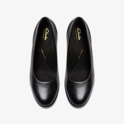 Shaya Poppy Black Leather