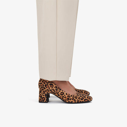 Fernie Court Leopard Suede