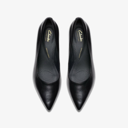 Zarey Court Black Leather