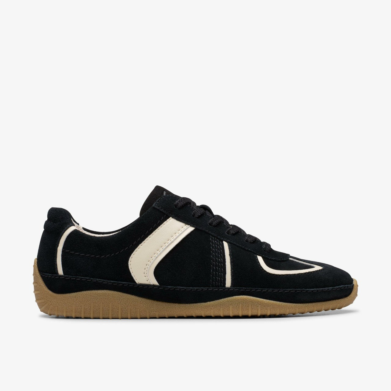 Meridor Lo Black Combination Suede